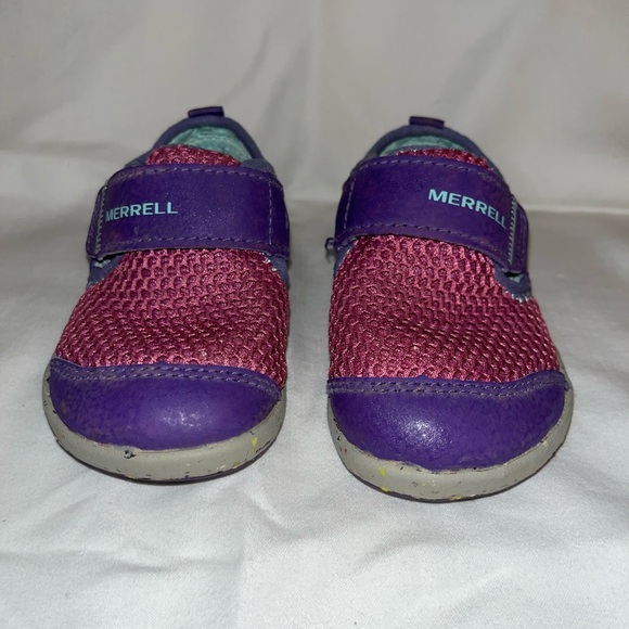 Merrell Kids 5M Purple and Magenta Sneakers - Picture 1 of 9